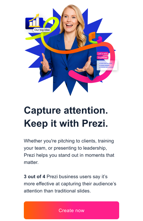 Business email series creative